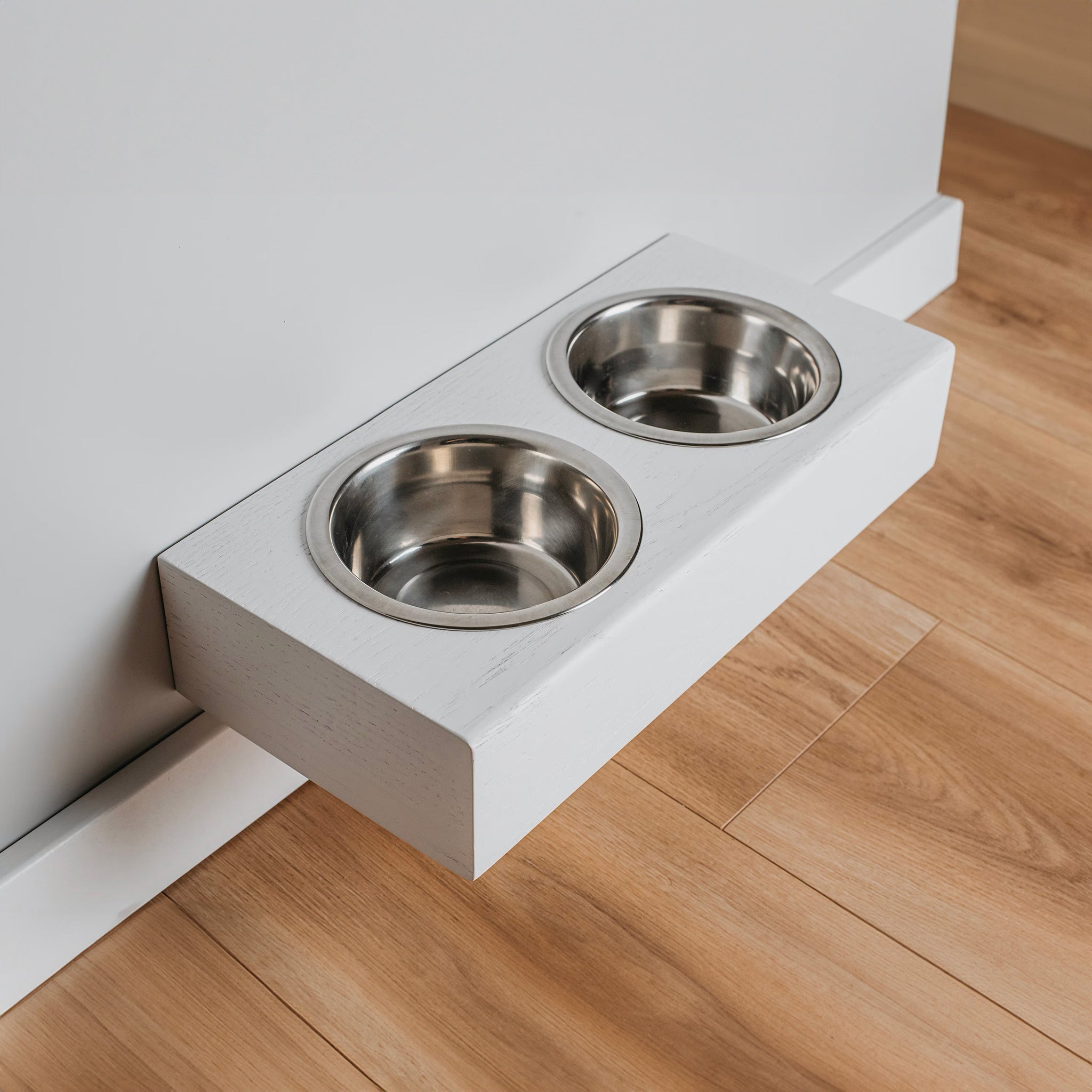 Tragbarer Napf de madera Oak fuer Hunde und Katzen - Bild 2