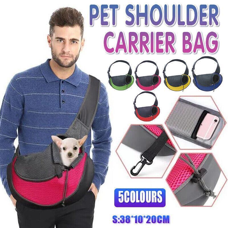 S Size Pet hombro bolsa cachorro gato perro viaje Sling mochila portátil
