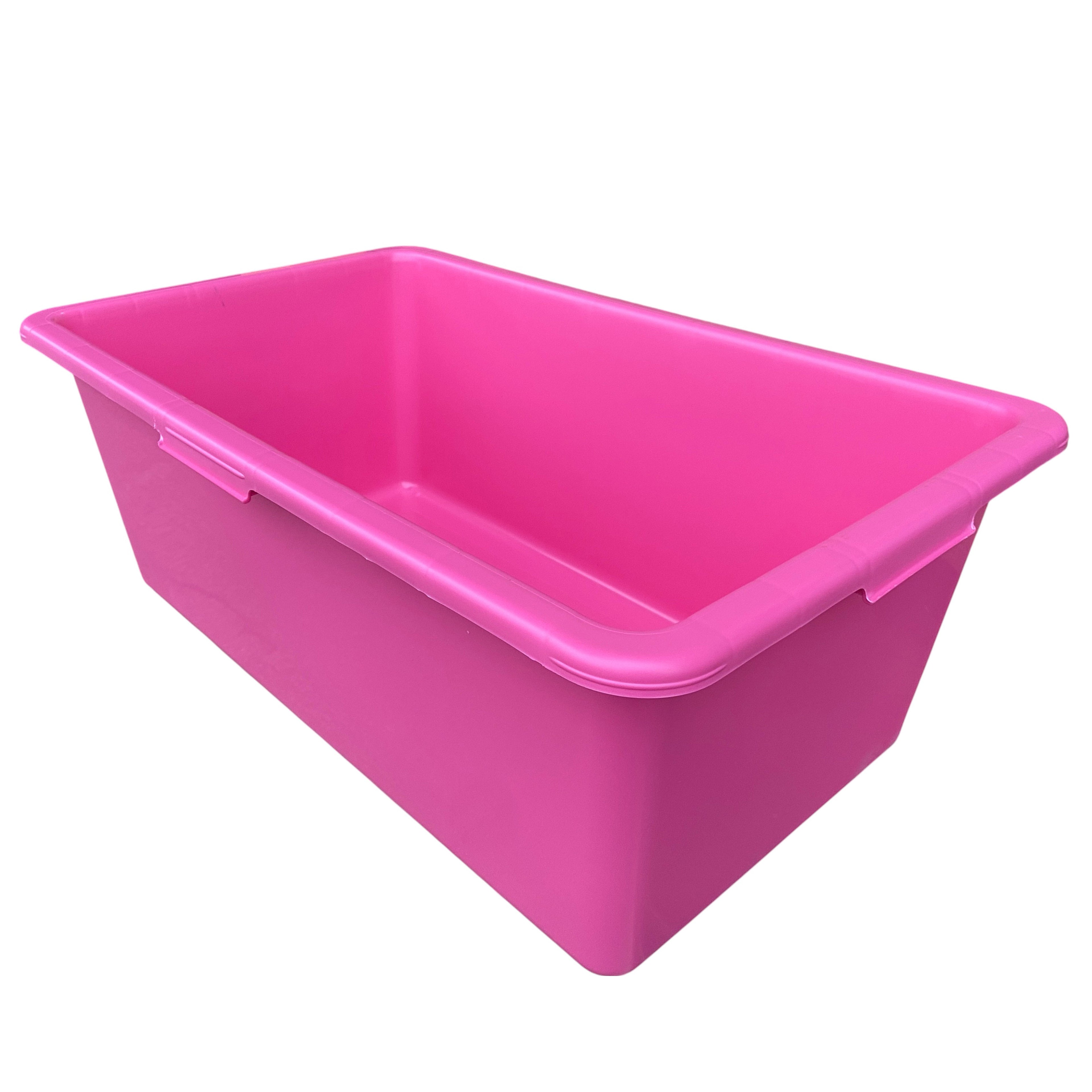 Pink Dog Bath with Drain Valve (Lime) DIY Workshop Accessory Pet and Pond Supply