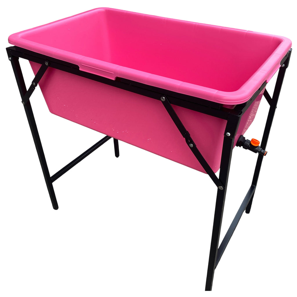 Pflegezubehoer verstellbar plegable de metal negro fuer Hunde - Bild 1
