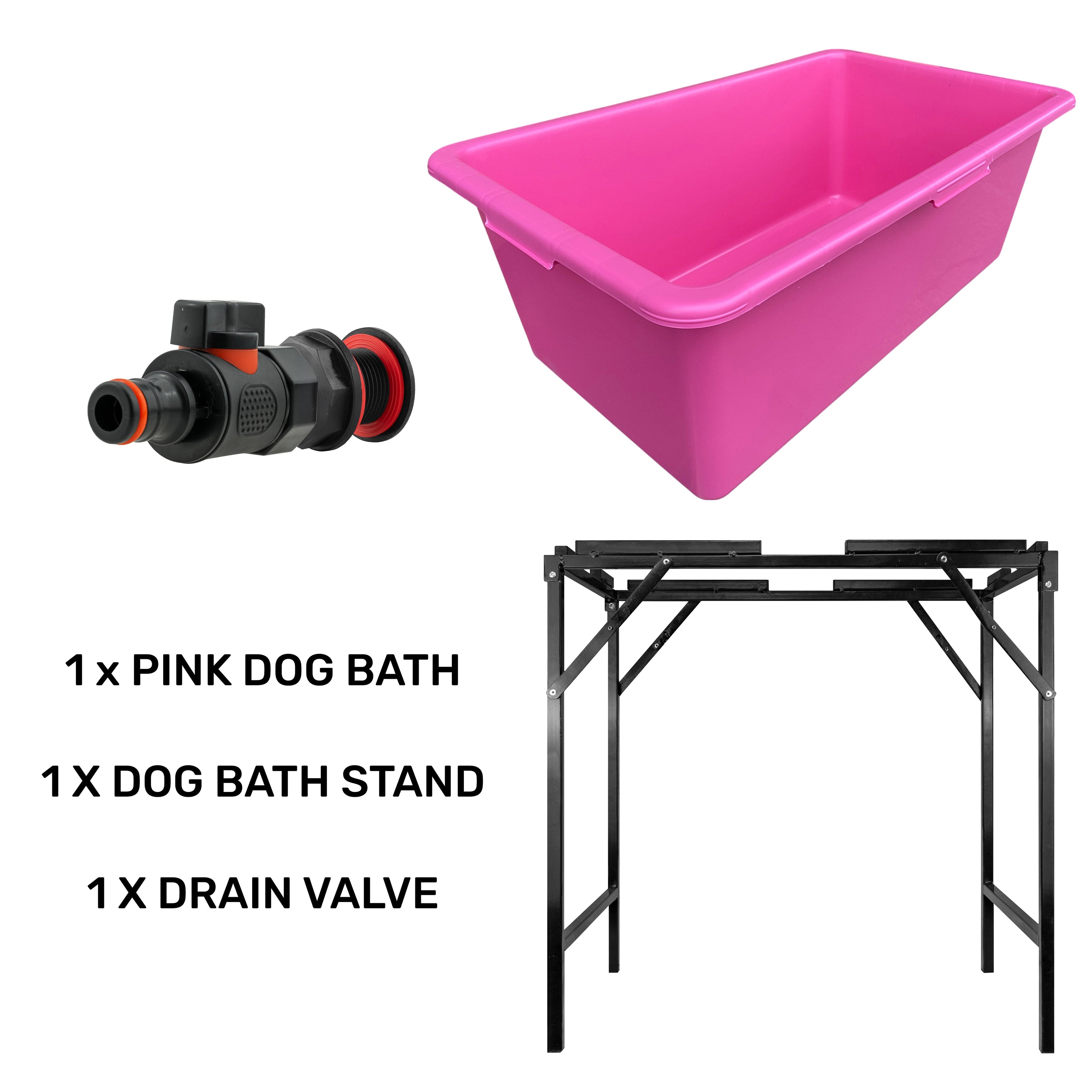 Pflegezubehoer verstellbar plegable de metal negro fuer Hunde - Bild 2