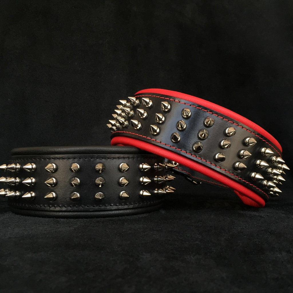 Collar BESTIA de cuero hecho a mano para perros, vista 2