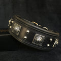 The all Black "Eros" collar 2.5 inch wide para perros y gatos - imagen 1