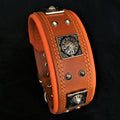 The "Eros" collar 2.5 inch wide Brown fuer Hunde und Katzen - Bild 1