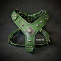 El arnés ''Eros' verde Small to Medium Size