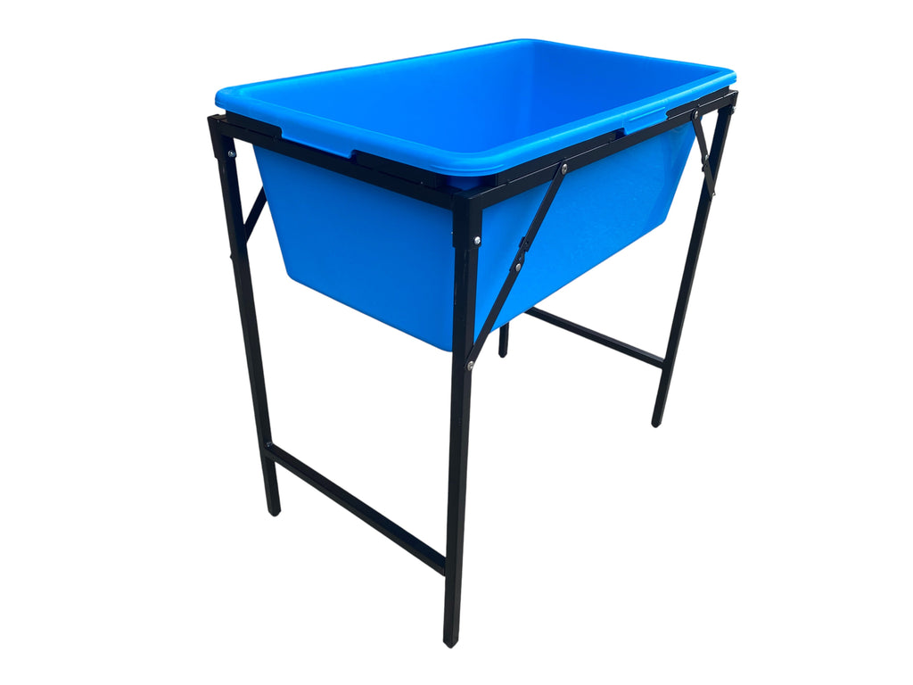 Accesorio de higiene ajustable plegable de metal azul para perros - imagen 3