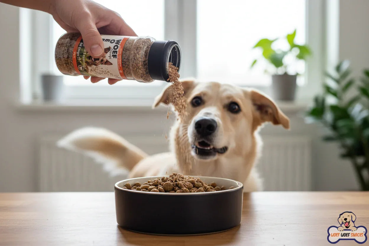 Topping di cordero per comida di cane